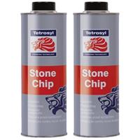 Tetrosyl Black Stone Chip Underbody Underseal Protection Spray 1 Litre x2