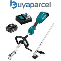 Makita DUX18 Brushless 18v LXT Cordless Split Shaft Motor + Brushcutter 1x5ah