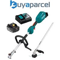 Makita DUX18 Brushless 18v LXT Cordless Split Shaft Motor + Brushcutter 1x3ah