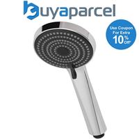 Triton Sara Shower Head Chrome Universal 3 Spray Modes High Flow High Pressure