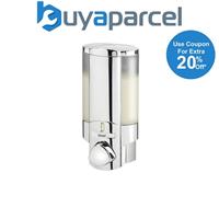 Euroshowers Single Aviva Liquid Soap Shampoo Shower Gel Dispenser Pump Chrome
