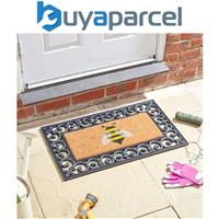 Smart Garden Rubber Easy Change Mat Base & Buzz Bee Insert Coir Doormat PVC
