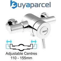 Bristan Traditional Exposed Thermostatic Mixer Lever Shower Valve 110mm 155mm