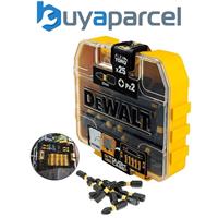 Dewalt 25 Piece Impact Extreme PZ2 Pozi Screwdriver Bit Set FLEXTORQ Tough Case