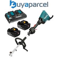 Makita DUX60 Brushless Twin 18v 36v LXT Cordless Split Shaft Multi Tool 2 x 5ah