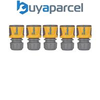 5 x Hozelock 2070 Garden Hose Pipe End Connector Watering 2166 12.5mm 15mm