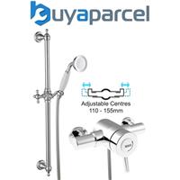Bristan Traditional Dual Control Thermostatic Mixer Shower 110mm 155mm + Kit
