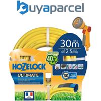 Hozelock 7850 50m Ultimate Hose Pipe Garden Crush Proof Anti Kink & 2679 Spray
