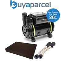 Salamander CT85XTRA Shower Single Booster Pump 2.5 Bar CT85 XTRA + AV Hoses, Mat