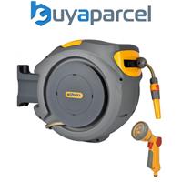Hozelock 30m Auto Reel Retractable Hose System Wall Mounted 2403 & 2679 Spray