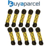 Dewalt Boot Shoe Laces 150mm Polyester Cotton 10 Pairs