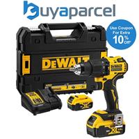 Dewalt DCD709P2T 18v XR Brushless Compact Combi Hammer Drill Tstak - 2 x 5.0ah
