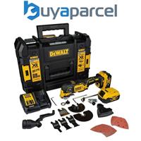 Dewalt DCS356P2 18v XR Brushless 3 Speed Multi Tool +35 Accessories +Tstak 2x5ah