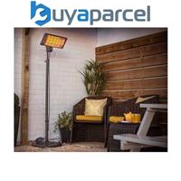 La Hacienda 69526 Free Standing Quartz Electric Outdoor Garden PatioHeater