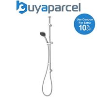 Triton Single Outlet Ceiling Fed Shower Riser Rail Exposed for Mixer Showers