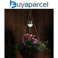 Two Solar Hanging Basket Lights By Noma