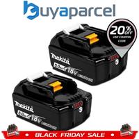 2 X Genuine Makita BL1850 18V 5.0Ah Li-Ion LXT Battery