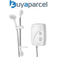 Triton T80SR 8.5kW Pumped Tank Fed Electric Shower Silent Running + Riser Rail