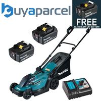 Makita DLM330 18v LXT Cordless Lithium Battery Lawn Mower 33cm + 2x5ah Battery