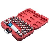 LOCKING WHEEL BOLT NUT REMOVAL KIT SECURITY KEY TOOL FOR VW AUDI SEAT SKODA