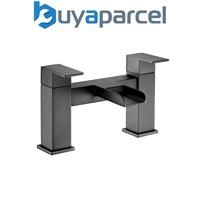 Black Waterfall Bath Filler Tap