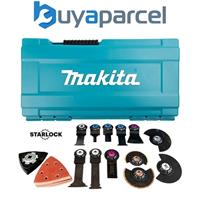 Makita Starlock Multi Tool 44 Piece Set Plunge Segment Blade Sanding Sheet DTM52