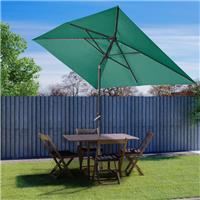 2x3M Outdoor Parasol Patio Sun Shade Garden Canopy Umbrella Crank Rectangular