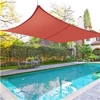3m x 2m Sun Shade Sail Garden Awning Canopy 98% UV Block Rectangle Terracotta