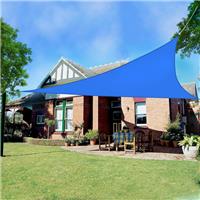 3m Triangle Sun Shade Sail Outdoor Patio Awning Canopy Cover 98% UV Block Blue