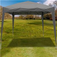 3x3m Pop Up Gazebo Marquee Canopy Outdoor Garden Party Wedding Tent Anthracite