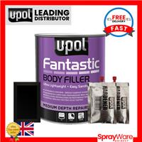 UPOL Fantastic Polyester Car Body Filler 3L With BPO Hardener & Spreader FANT/3