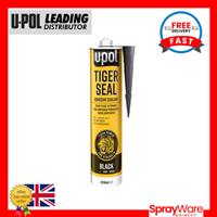 UPOL Tiger Seal Black PU Adhesive Sealant Polyurethane Seam Trim Multi Use 310ml