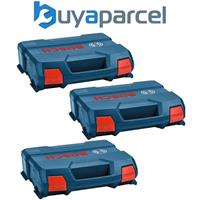 Bosch W-BOXX LBOXX Drill Tool Case LCASE + GSB GDR GDR GDX 18v Drill Inlay x 3