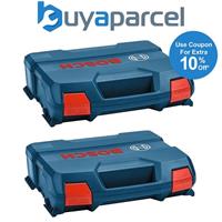 Bosch W-BOXX LBOXX Drill Tool Case LCASE + GSB GDR GDR GDX 18v Drill Inlay x 2