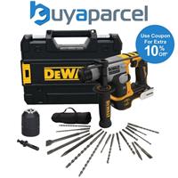 Dewalt DCH172N 18v Ultra Compact SDS Brushless Hammer Drill 17pc Set + Chuck