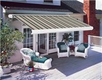 Garden Patio Full Cassette Electric Awning Retractable 4.5x3M Multi-Stripe