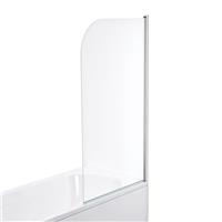 Shower Screen Over Bath Door Reversible Frameless 180 Pivot Glass 1000 Panel