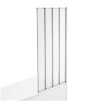 VeeBath Bath Screens Glass Panel Enclosure Shower Screen - All Shapes and Sizes