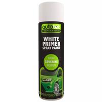 AutoTek White Primer Multi-Purpose Aerosol Spray Paint 500ml