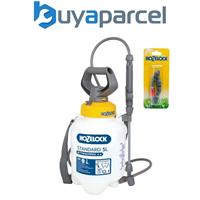 Hozelock 4230 Pressure Sprayer Standard 5 Litre 4505 + 4103 Spray Nozzle Set