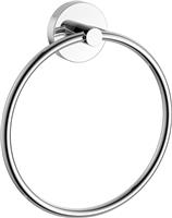 Towel Ring Holder Wall Mount Round Bathroom Accessory Modern Chrome Holder UK