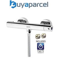 Bristan Zing Thermostatic Bar Mixer Shower Valve Only Cool Touch + Fast Fit Kit
