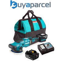 Makita DPO600RTE 18v LXT Cordless Brushless Random Orbital Polisher 150mm 2x5ah