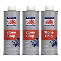 Tetrosyl White Stone Chip Underbody Underseal Protection Spray 1L Anti Rust x3