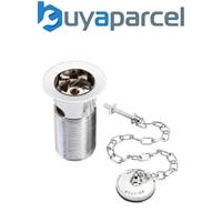 Bristan W BASIN01 C Traditional Basin Waste with Porcelain Plug Slotted