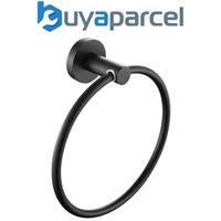 Bristan RD RING BLK Round Towel Ring Brass Black