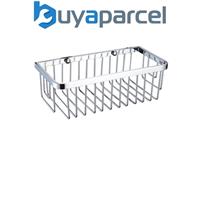 Bristan COMP BASK03 C Small Wall Fixed Wire Basket Chrome