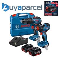 Bosch 18v Brushless Combi Hammer Drill Impact Driver Wrench GSB18V65 GDX18V285