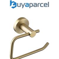 Bristan Round Toilet Roll Holder Brushed Brass