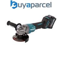 Makita GA013GD201 XGT 40V Max BL Paddle Switch Grinder 125mm 40V 2x 2.5Ah Li-ion